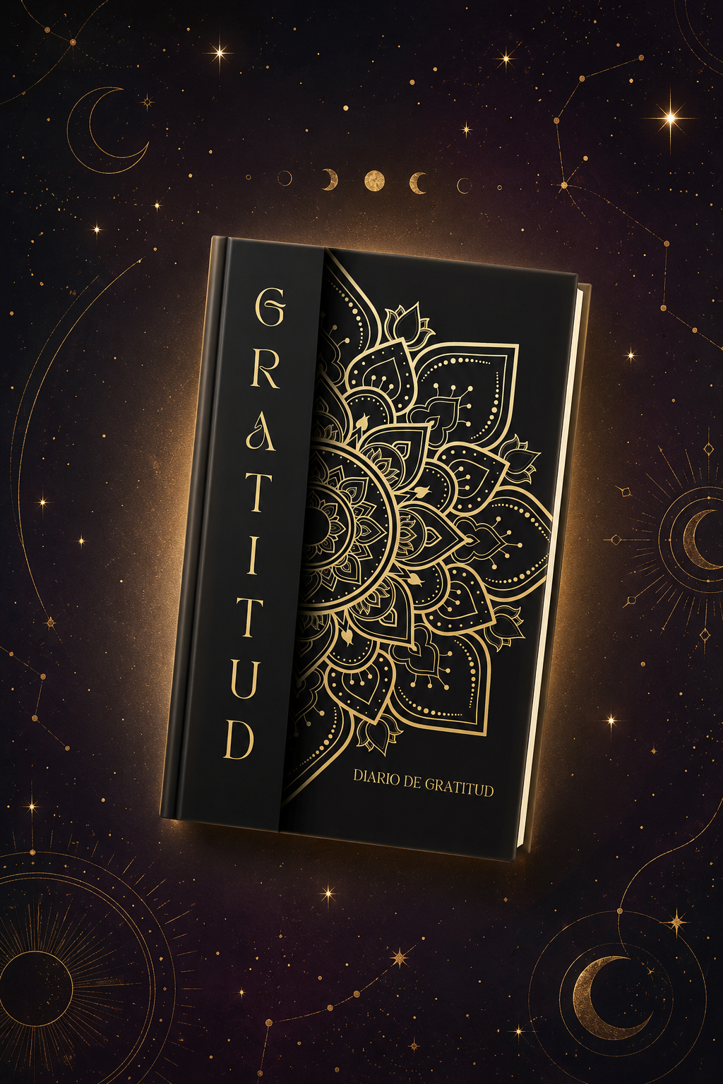 Portada de Diario de Gratitud — Edición Negro